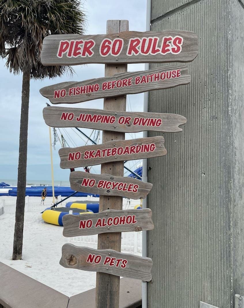 Pier 60 Sign - Tampa