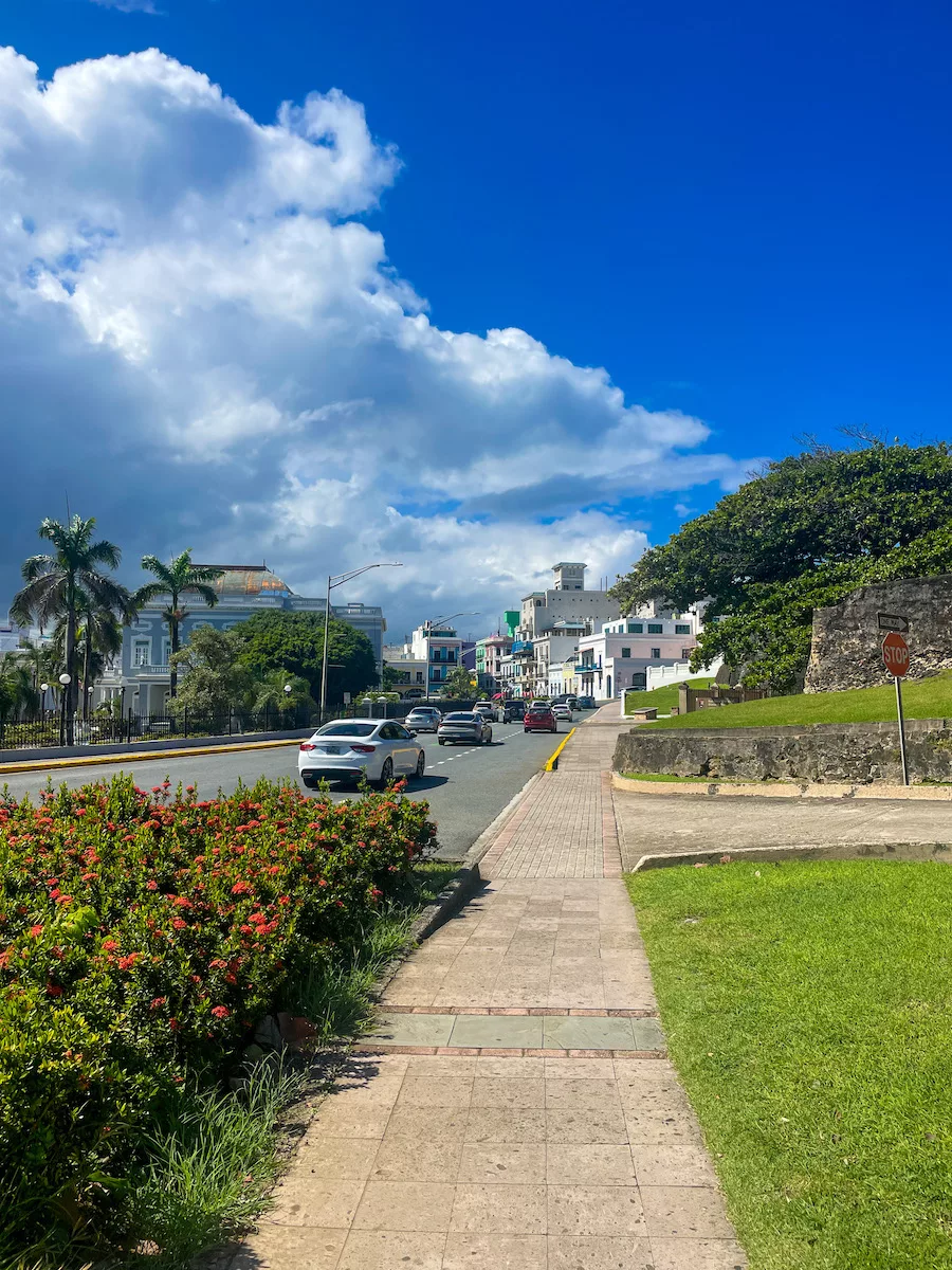 Sidewalk in Old San Juan