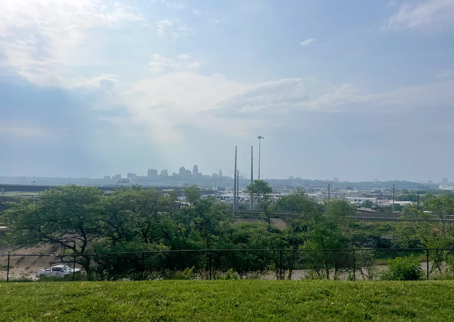 Things to do in Kansas City - View of downtown Kansas City from Strawberry hill