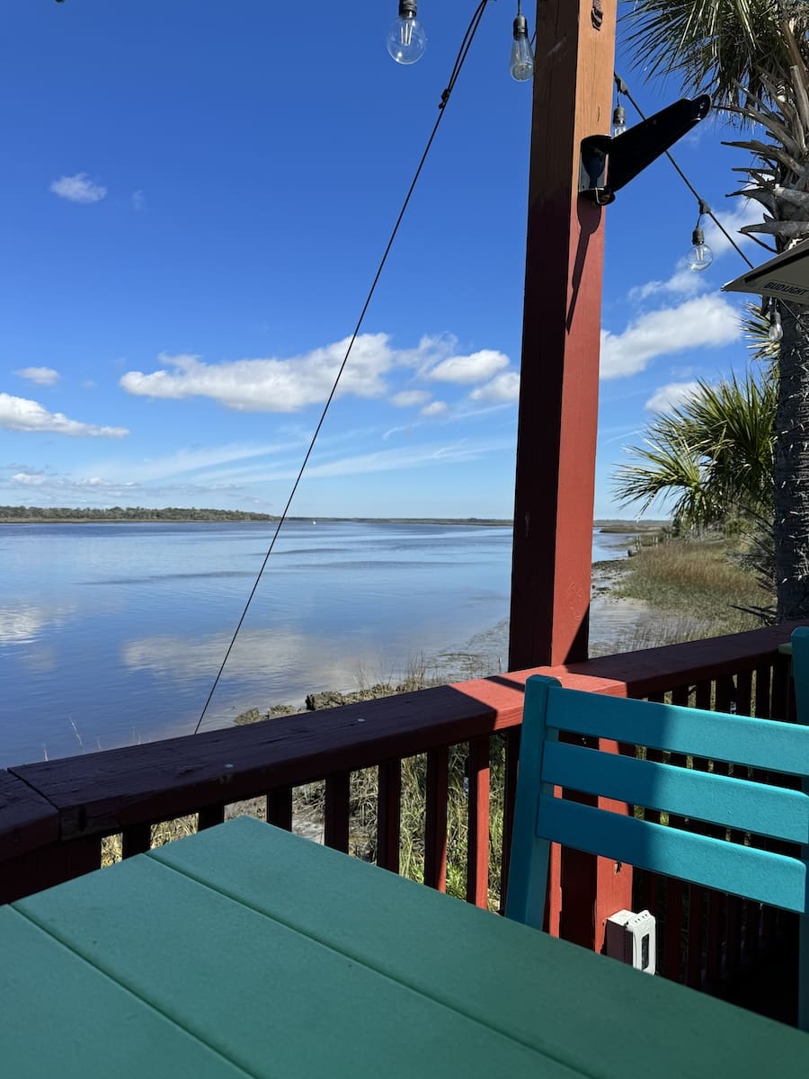 View of the St.John River from Palms Fish Camp in Jacksonville, FL
