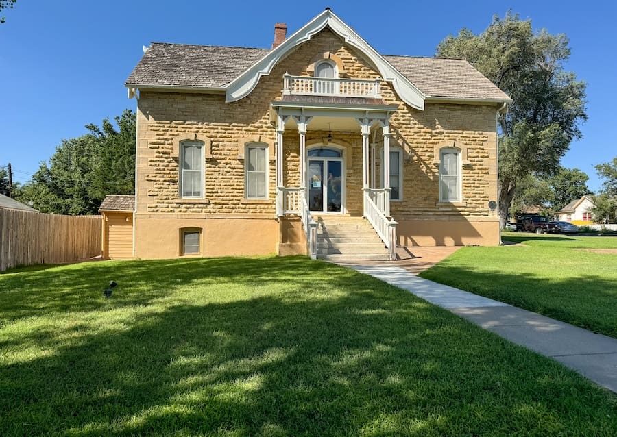 Image of a beautiful older home in Dodge City, Kansas